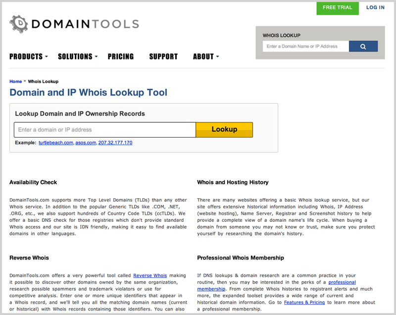 How to Look Up WHOIS Information for any Domain