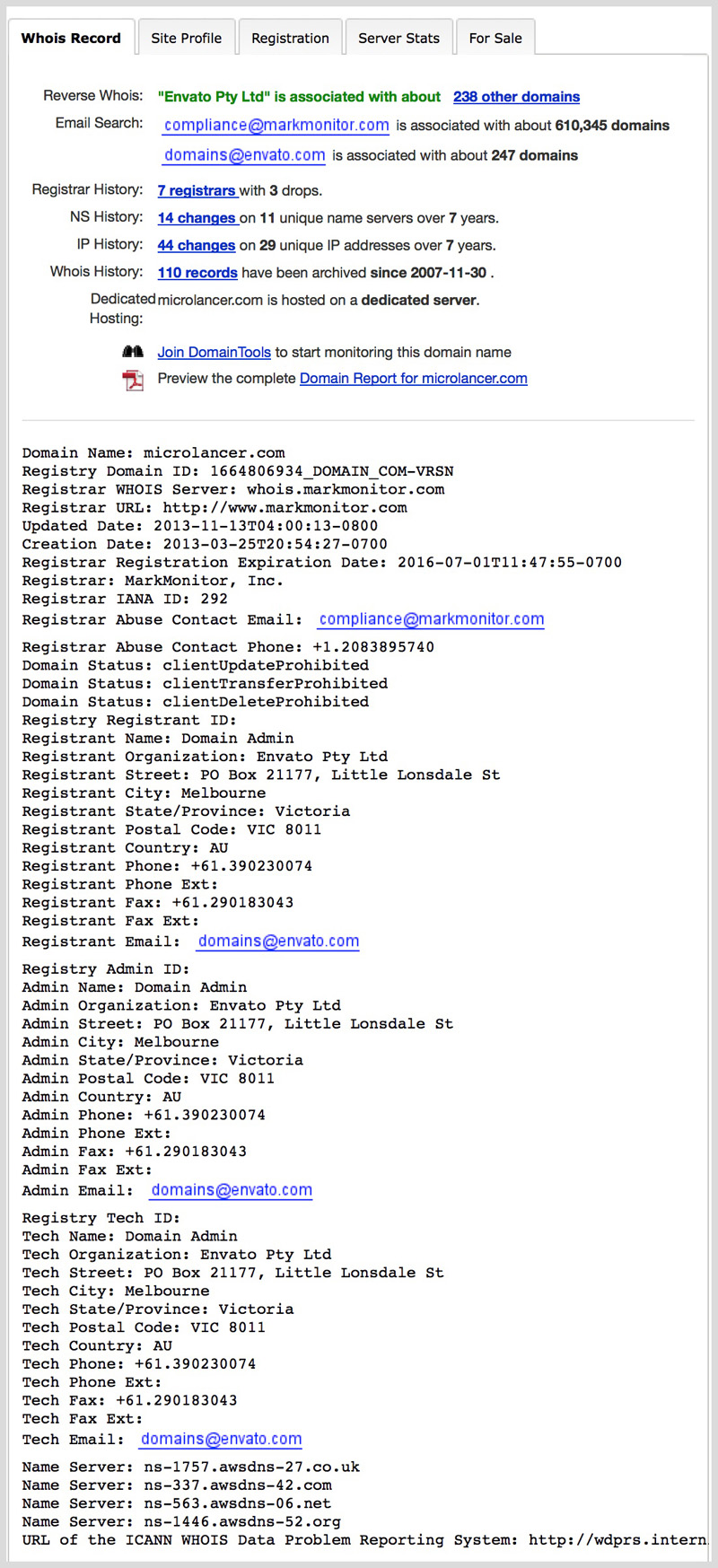 Search IP Whois Records and IP Blocks - DomainTools